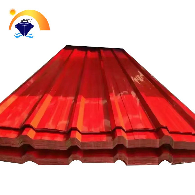 ppgi corrugated steel metal roofing sheet corrugated prepainted galvanized steel zinc tin roof sheet price