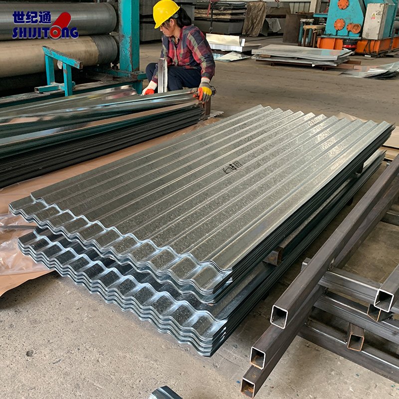 Building Material Z30-275g RAL color Coated Gi PPGI Galvanized Prepainted Corrugated Trapezoidal Steel Roofing/Roof Tile Sheet