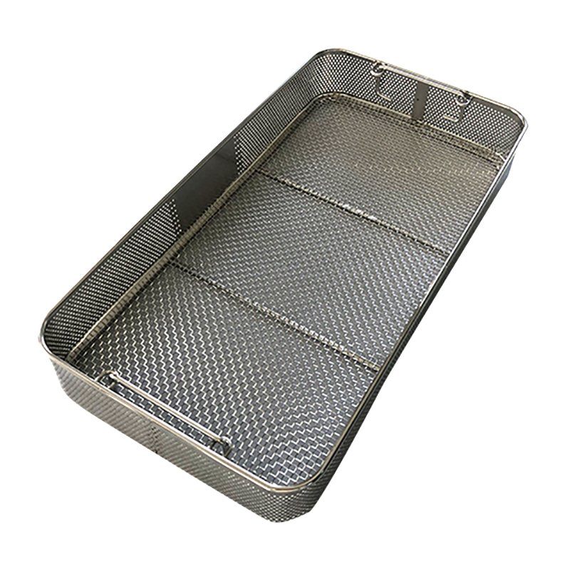stainless steel Micron Wire Mesh Tray Autoclave Surgical Sterilizer Mesh Basket