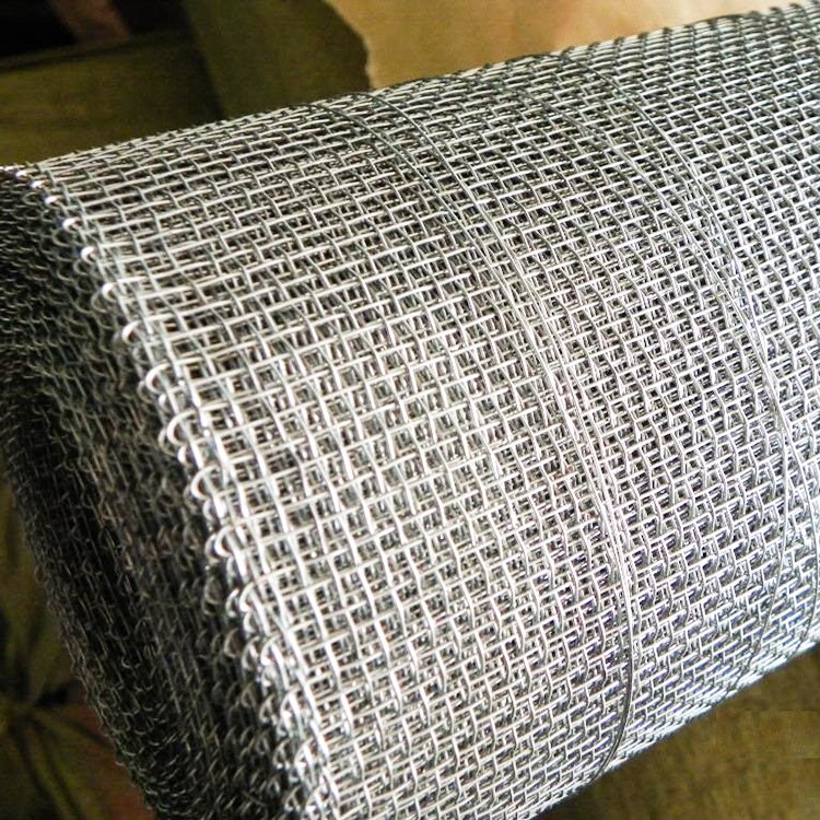 Hot dipped galvanized plain weave metal wire mesh square hole wire mesh roll small square woven wire mesh