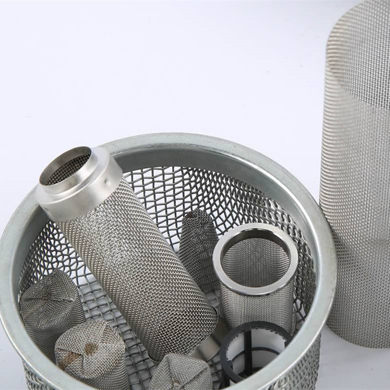 Stainless Steel Wire Mesh Supplier 304 Portable Stainless Steel Wire Mesh Screen Filter Discs Cylinder