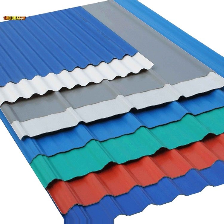 Steel Plate Metal Roofing Iron Sheet Galvanized Zinc Steel Coil Ppgi Corrugated Galvanized Steel Sheets