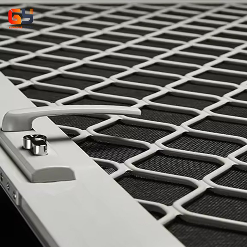 Aluminum Panels Aluminum mesh Diamond Grilles Screen Security mesh