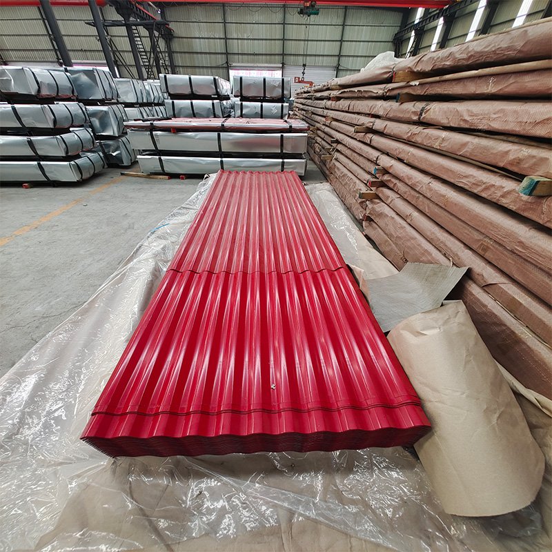 Best Selling Rustproof Zinc color coated Steel Roofing Sheet Pre painted Galvanized Corrugated Sheets For Building Materials