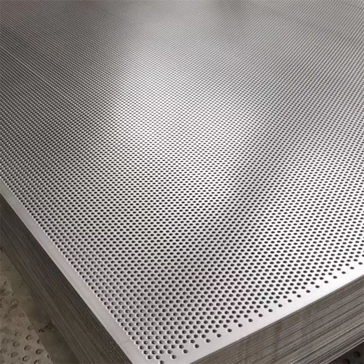 Hot Sale Perforated Metal Sheet 201 304 316 Stainless Steel Round Hole Perforated Carbon Steel Sheet Punching Mesh Screen