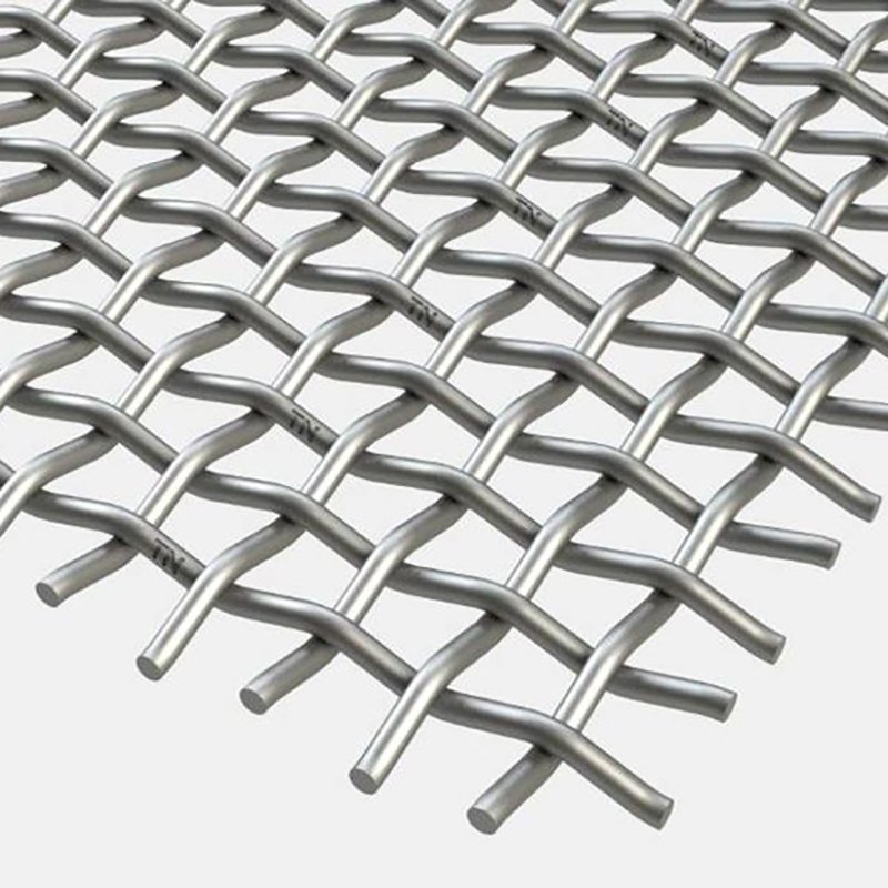 China Manufacturer Supply Stainless Steel Crimped Woven Wire Mesh With Firm High Temperature Resistance