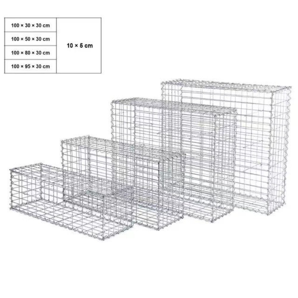 Wire Mesh Welded Gabion curved gabion mesh box basket