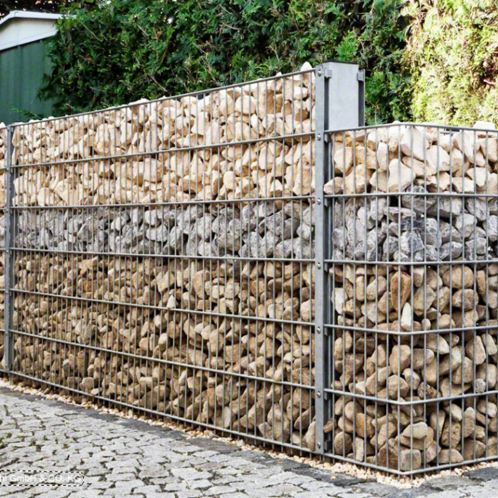 Wire Mesh Welded Gabion curved gabion mesh box basket