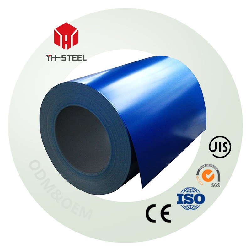 0.65*1250mm Ral7001 Color Coated Prepainted Galvanized PPGI Steel Coil Roll