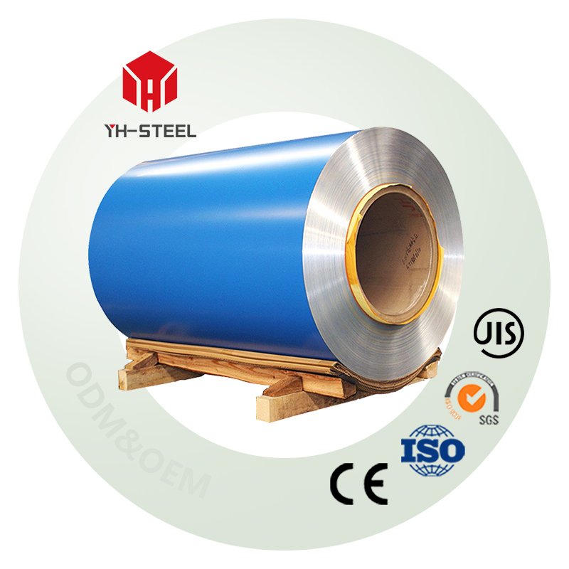 0.65*1250mm Ral7001 Color Coated Prepainted Galvanized PPGI Steel Coil Roll