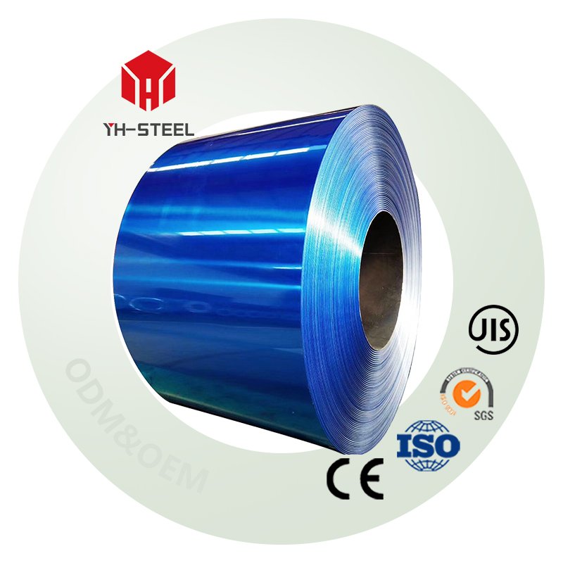 0.65*1250mm Ral7001 Color Coated Prepainted Galvanized PPGI Steel Coil Roll
