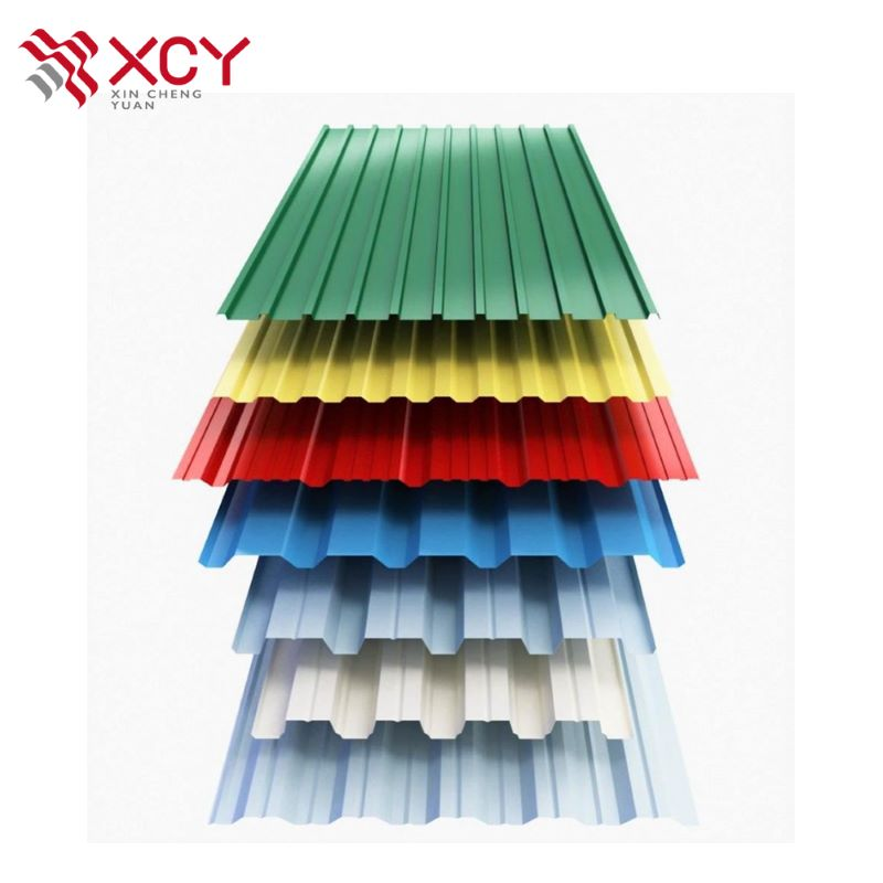 Color-Coated Corrugated Galvanized Steel Sheets House Panel Structure with Corrugated Roof Panels