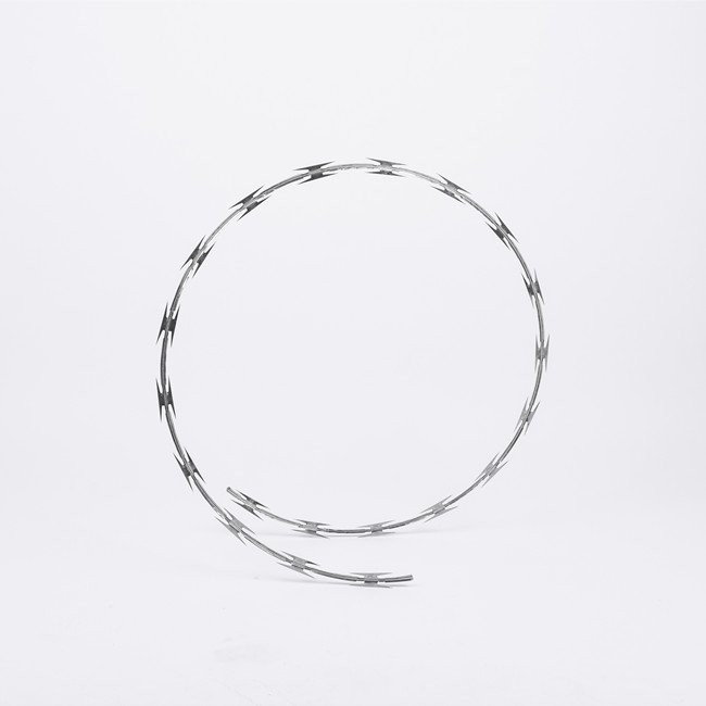 galvanized PVC Coated Barbed Wire Coil Steel Wire Cross Razor Wire Roll