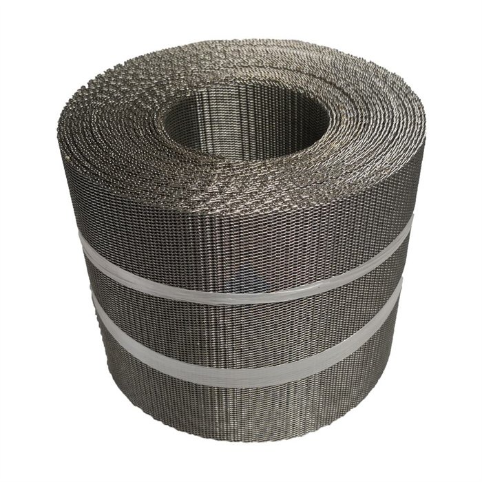 Reverse Dutch Weave Stainless Steel Auto Metal Filter Screen Mesh Belt for Plastic Extruder