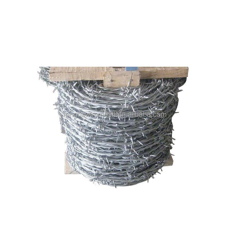 500m per roll pvc coated 2.5 mm 12 gauge barbed wire algeria