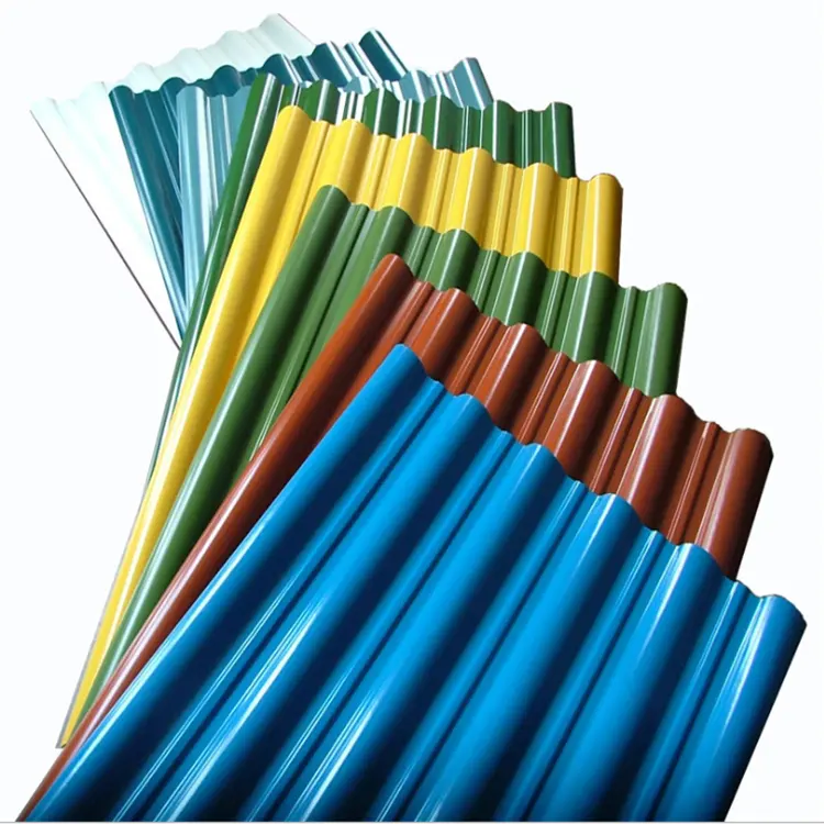 dx51d 0.4mm ral9010 color zinc coated corrugated steel roofing sheet hot dipped ppgi roofing sheets