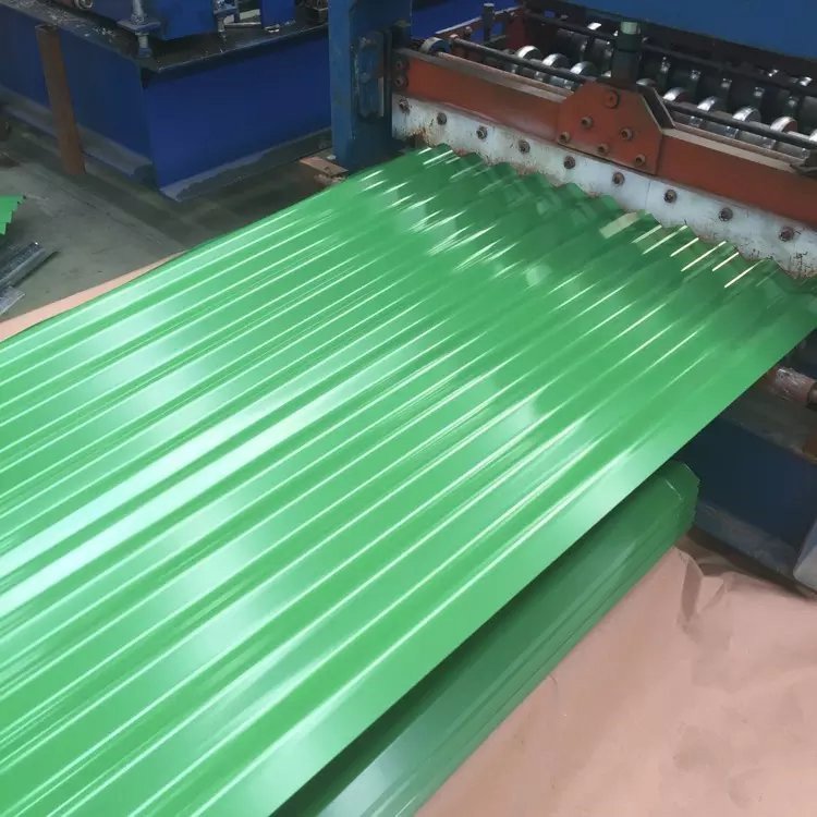 28gauge tile metal prepainted galvanized ppgi color corrugated roofing sheet for building material