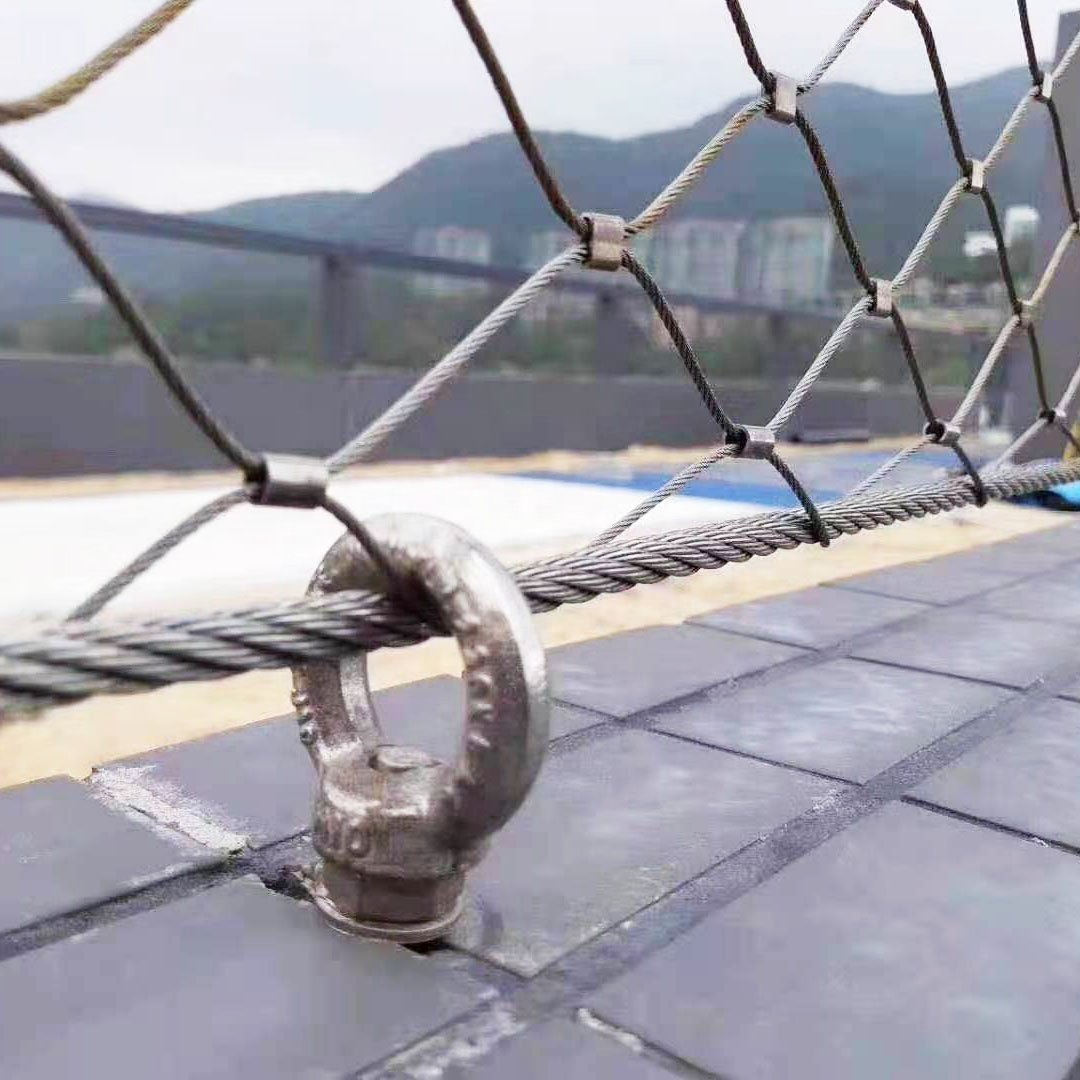 High Tensile Strength Flexible Bird Cage Stainless Steel Wire Rope Mesh Net Aviary Mesh in Expanded Style for Parrots