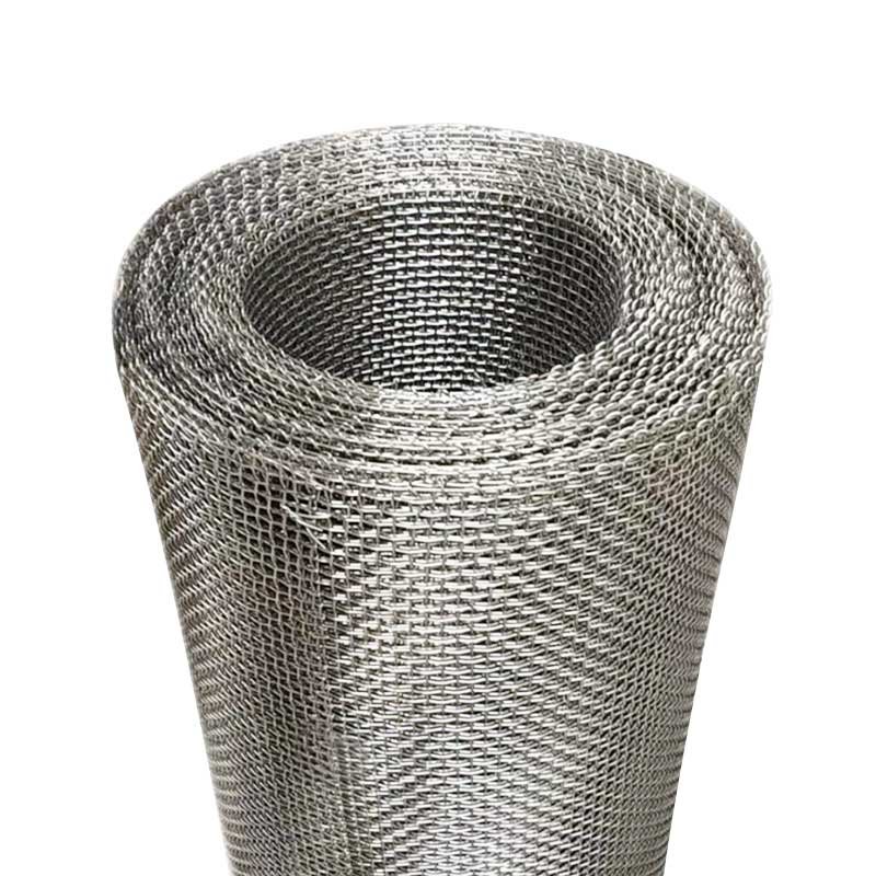 SS316 Crimped Woven Corrugated Wire Mesh Stainless Steel Crimped Woven Wire Mesh Embossed Weave Mesh