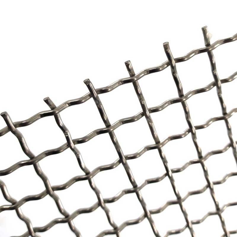 SS316 Crimped Woven Corrugated Wire Mesh Stainless Steel Crimped Woven Wire Mesh Embossed Weave Mesh