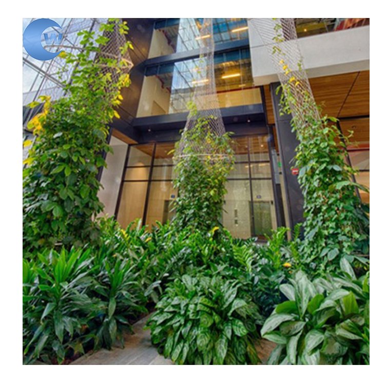Hot sale Green Wall Stainless Steel Wire Rope mesh Trellis and Fittings