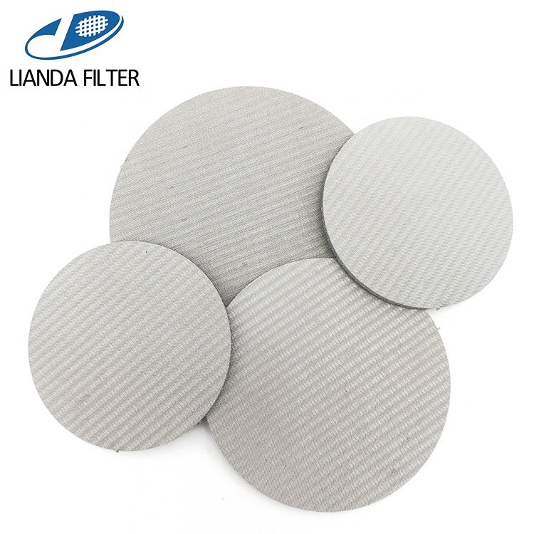 LIANDA 5 micron 5 layers stainless steel sintered wire mesh filter