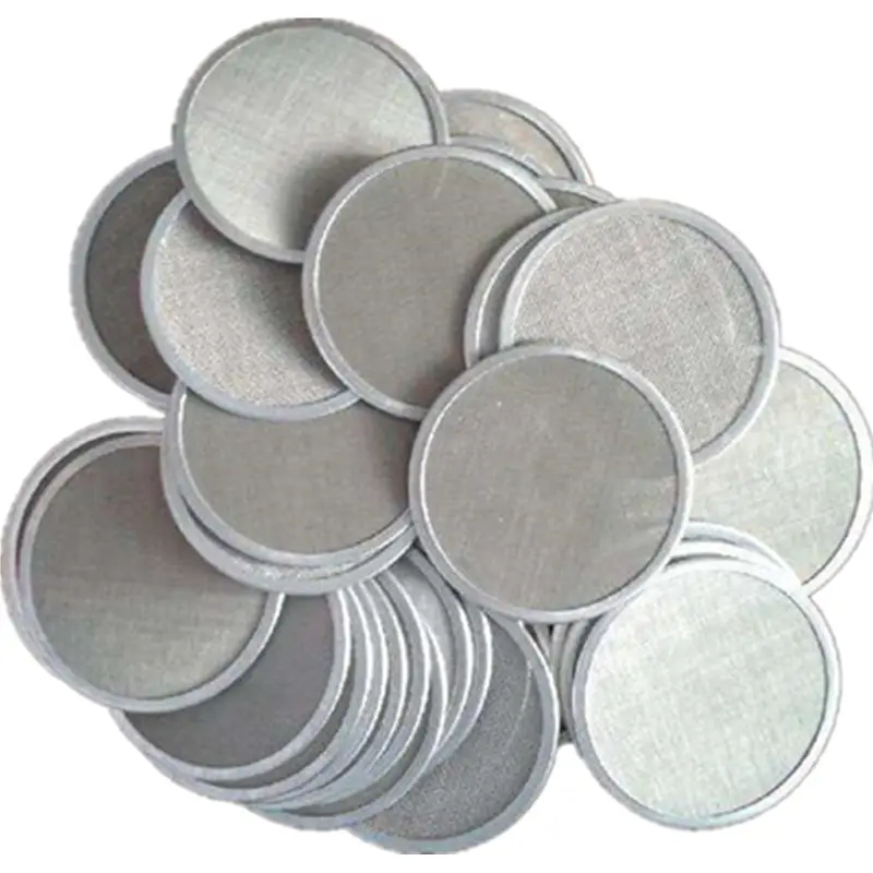 SUS304 316L 2024 New product high quality verifiable Wire Mesh Filter Mesh Screen Sintered Metal Wire Mesh Filter Disc