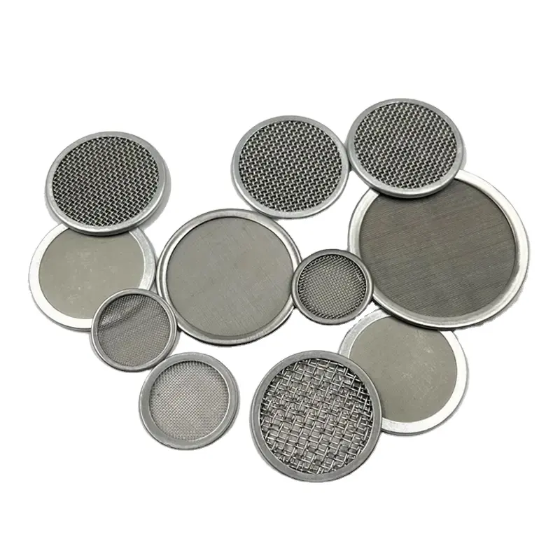 SUS304 316L 2024 New product high quality verifiable Wire Mesh Filter Mesh Screen Sintered Metal Wire Mesh Filter Disc