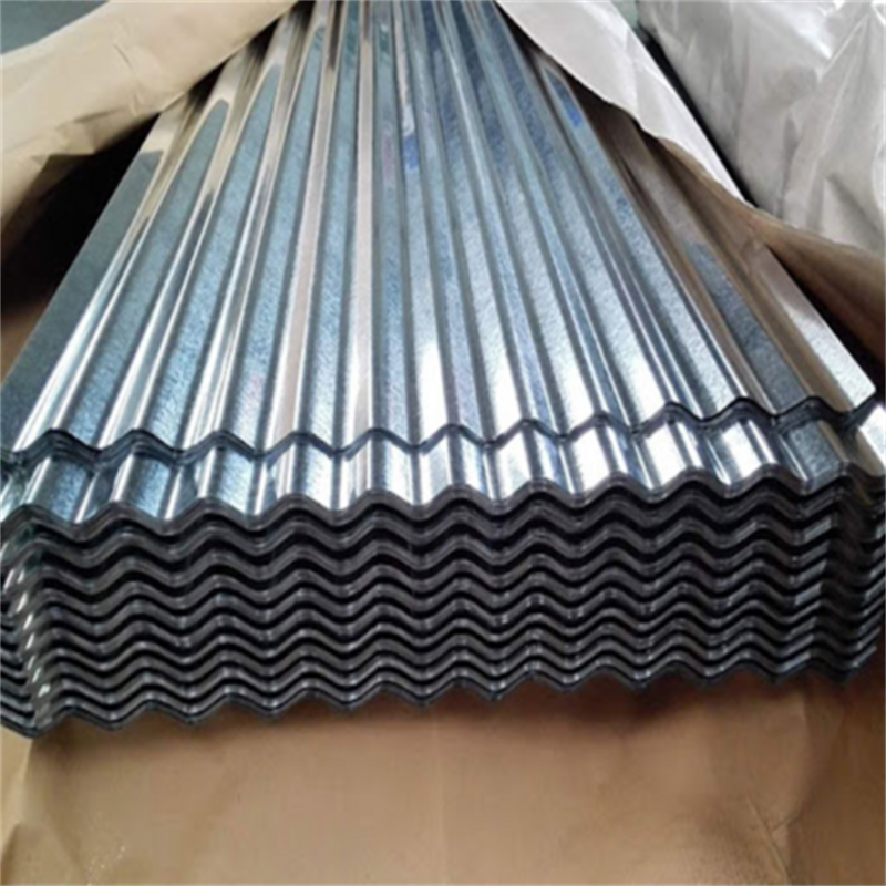 Silvery look ASTM AISI GALVANIZED CORRUGATED STEEL PLATE SPCC corrugated Galvanized Zinc Roof Sheets