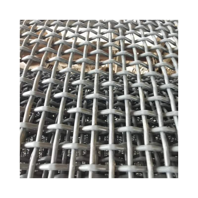 Wear-resistant 65mn Steel Wire Woven Mesh Roughening Vibrating Screen For Mining Site Anti-blocking Screen For Sand And Gravel