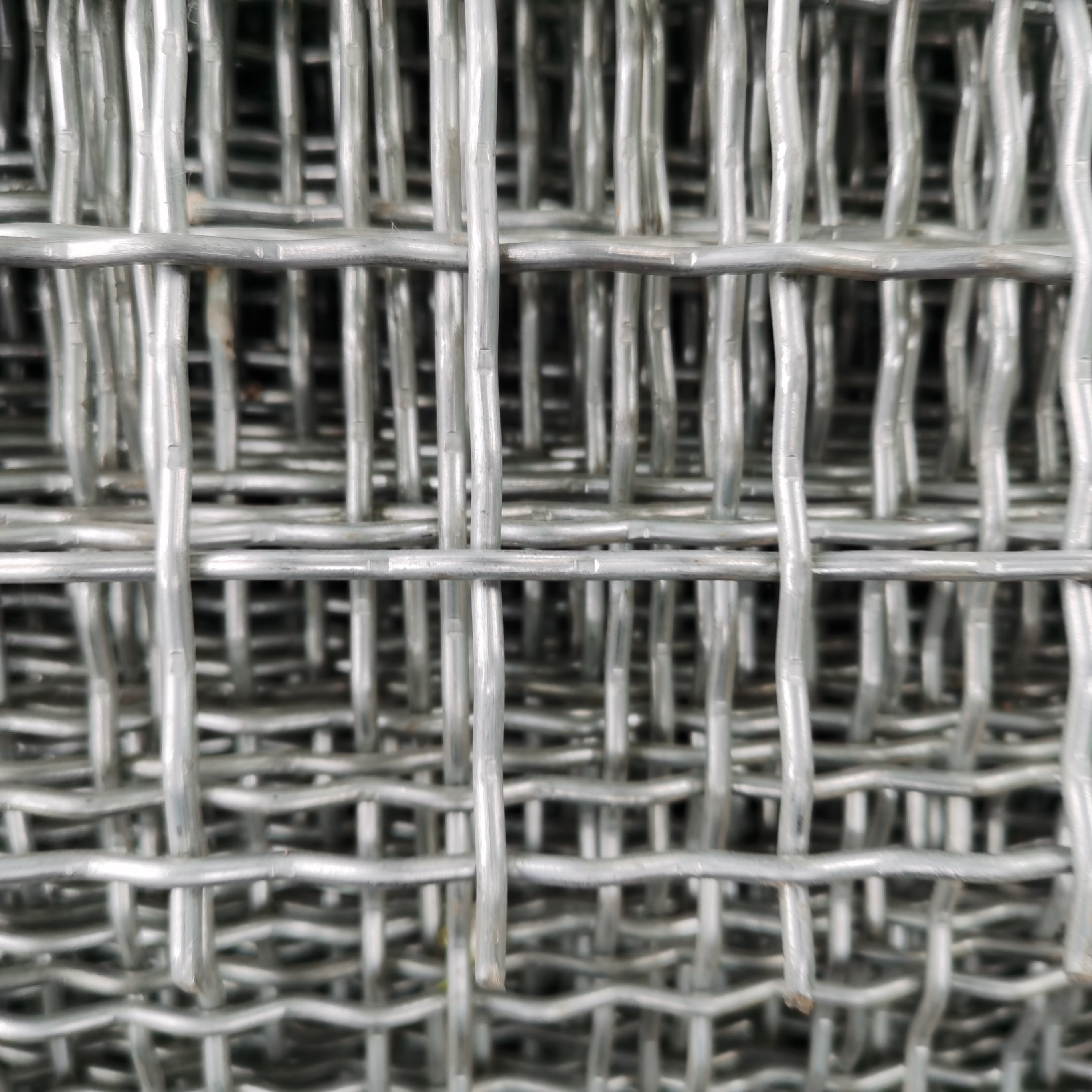Wear-resistant 65mn Steel Wire Woven Mesh Roughening Vibrating Screen For Mining Site Anti-blocking Screen For Sand And Gravel