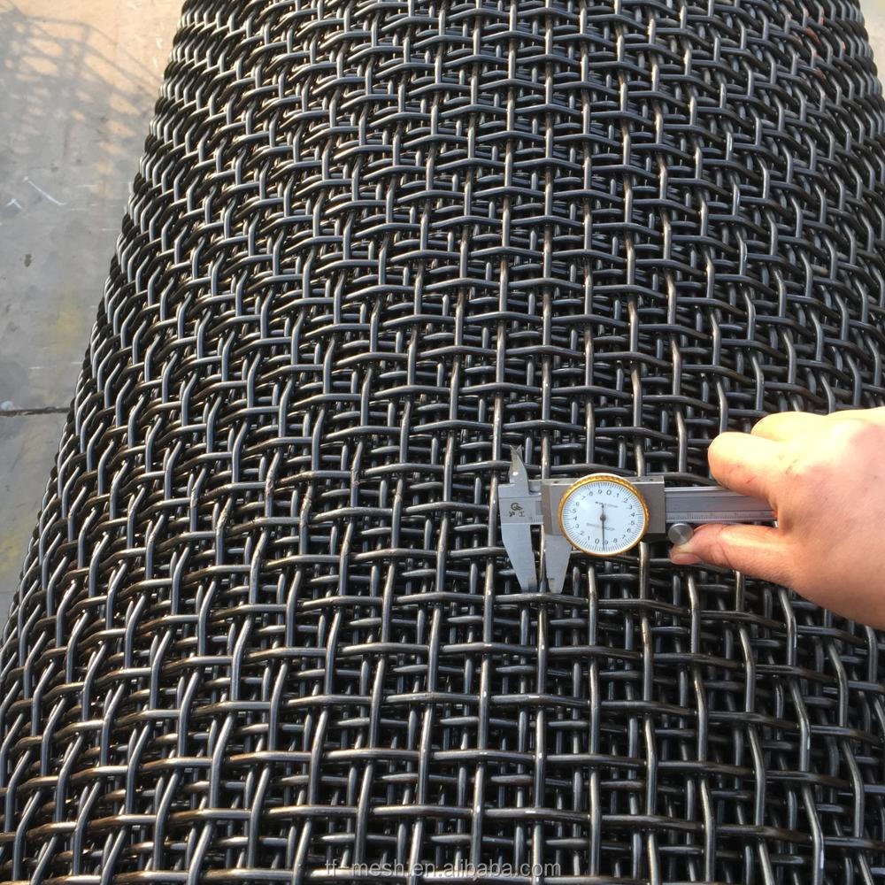 Heavy Duty S.S Galvanized Steel Wire Mine Sieve Metal Woven Mesh Screen Power Coated Mining Cutting Punching Bending