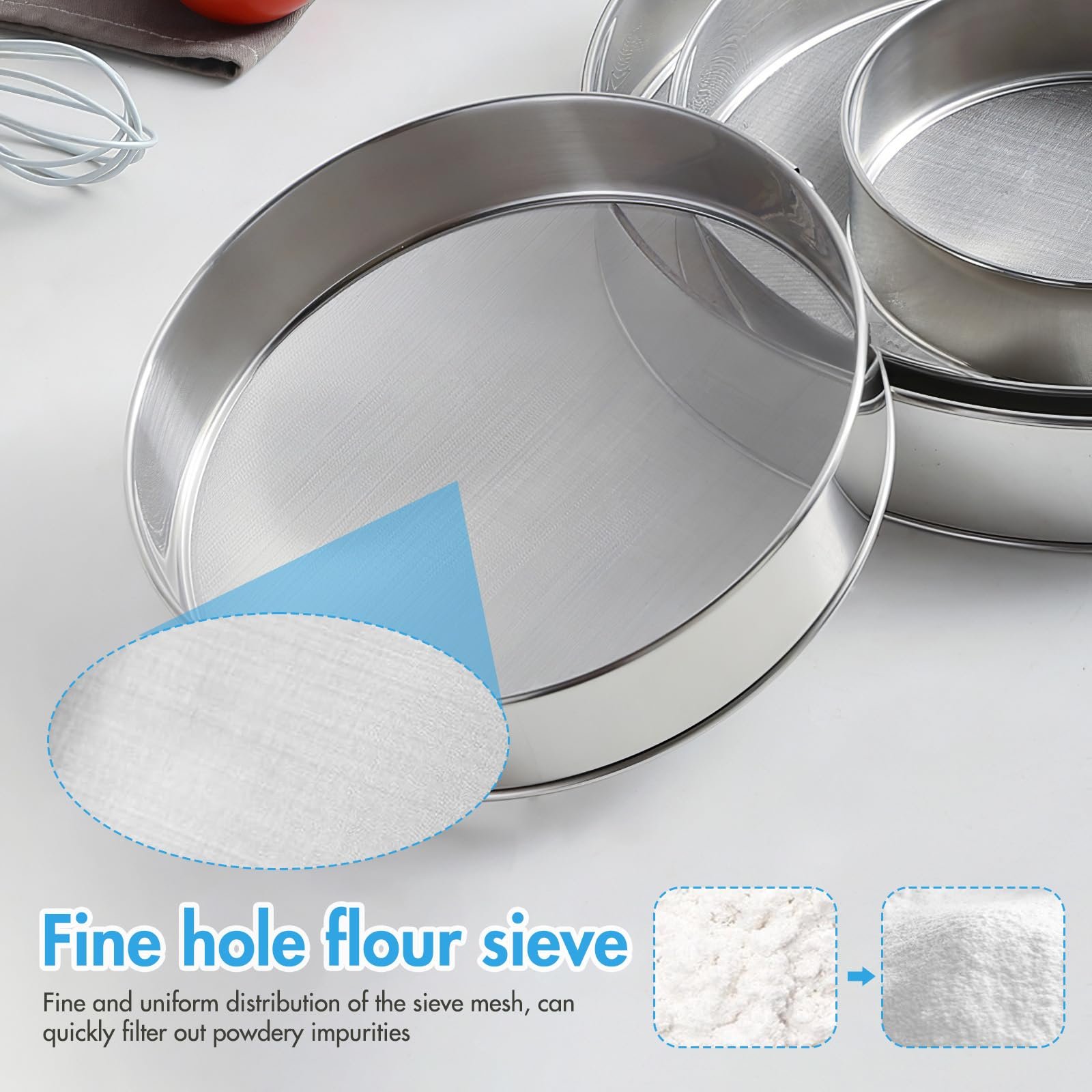 20 Micron Mesh Laboratory Test Sieve Soil Testing Sieve With Stainless Steel Filter Mesh