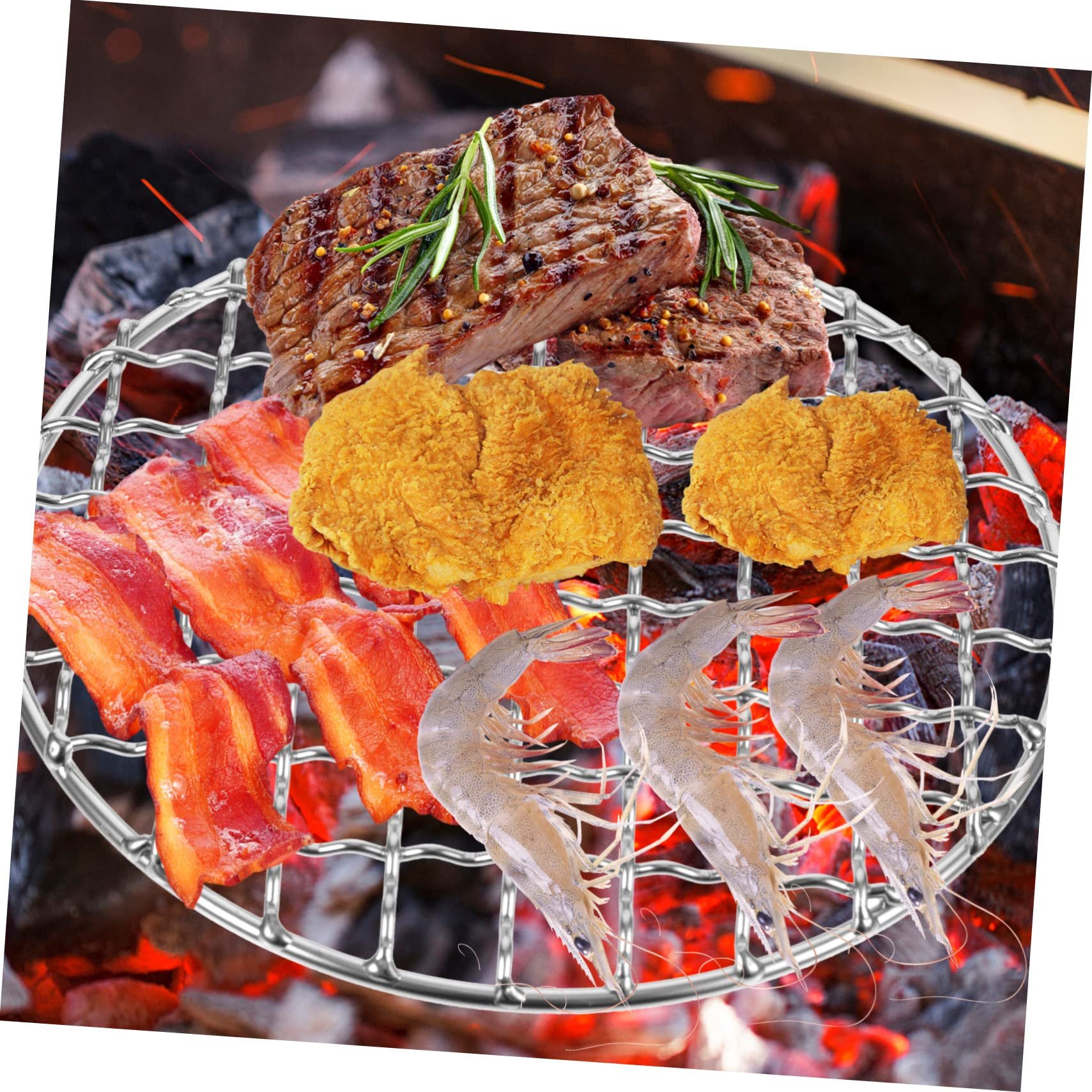 Factory High Quality 304 Stainless Steel BBQ Grill Wire Crimped Carbon Steel Wire Mesh with Processing Service