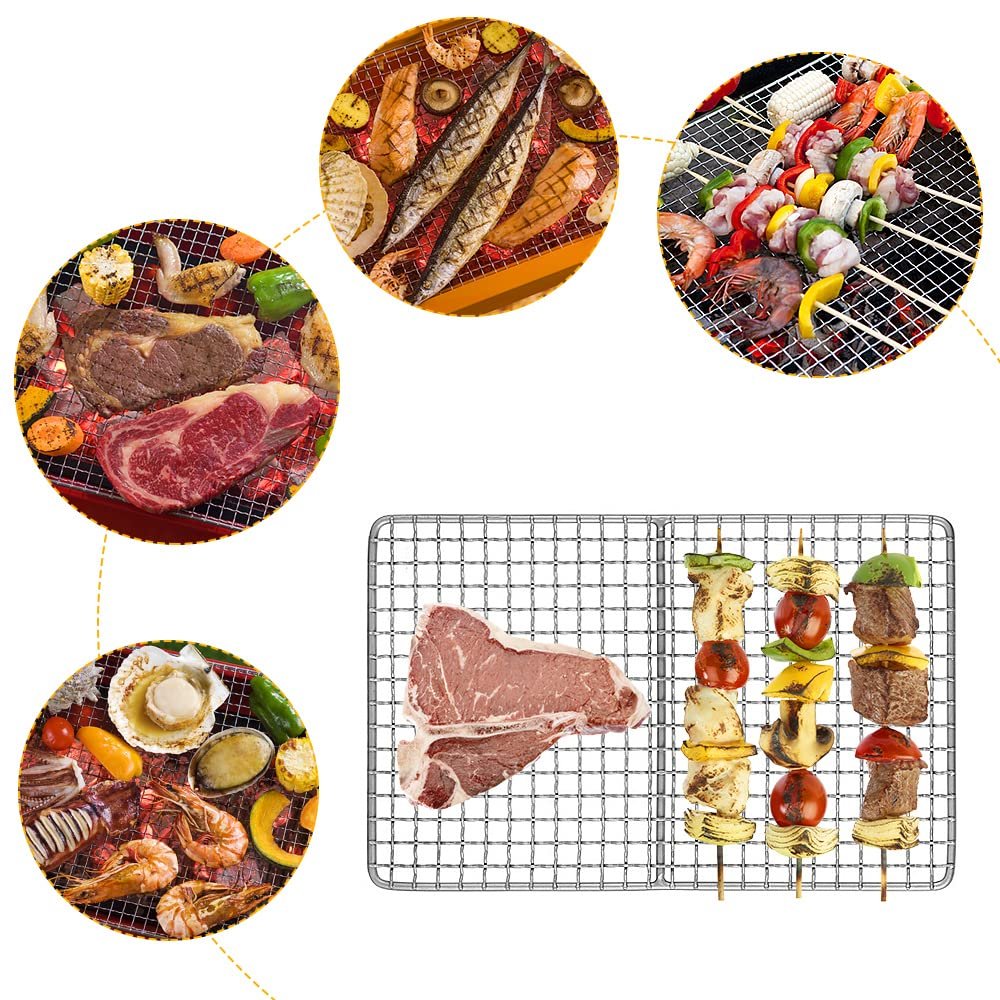 Factory High Quality 304 Stainless Steel BBQ Grill Wire Crimped Carbon Steel Wire Mesh with Processing Service