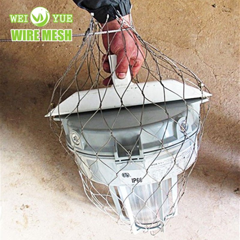 SUS316 Dropped Object Prevention Net Fixture Anit- Fall Mesh For Floodlights Speakers