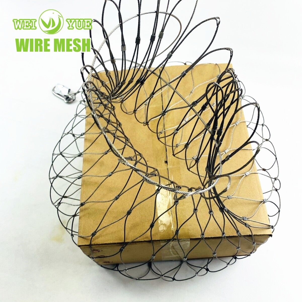SUS316 Dropped Object Prevention Net Fixture Anit- Fall Mesh For Floodlights Speakers