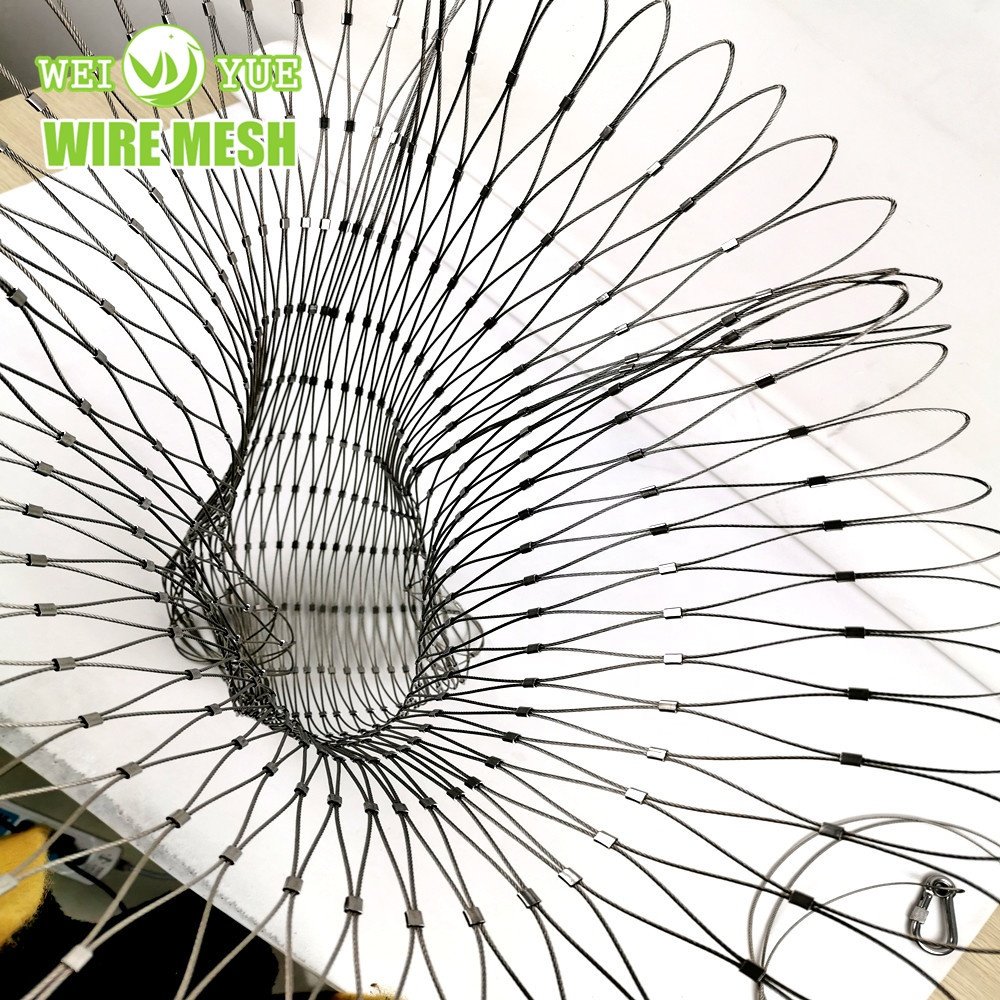 SUS316 Dropped Object Prevention Net Fixture Anit- Fall Mesh For Floodlights Speakers