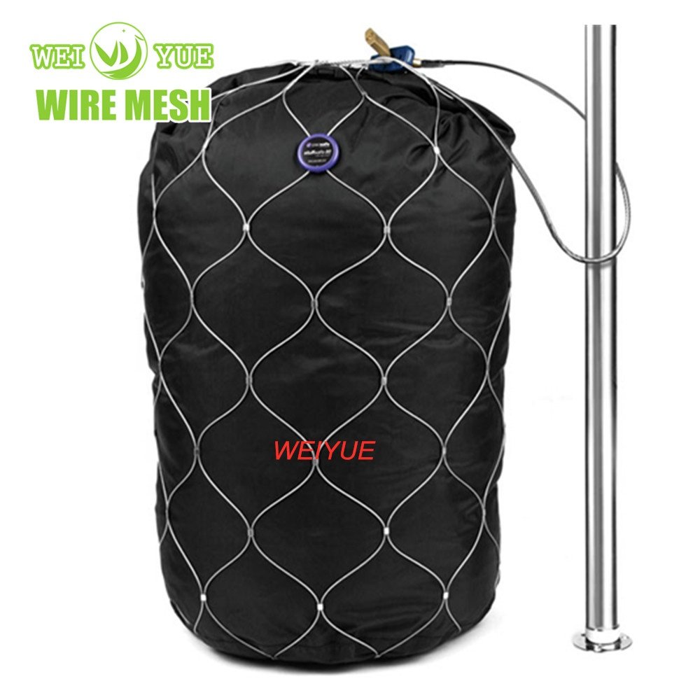 SUS316 Dropped Object Prevention Net Fixture Anit- Fall Mesh For Floodlights Speakers