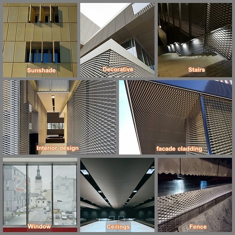 China Anping County Manufacturer Supply High Quality Aluminum Carbon Steel Galvanized Steel Micro Mesh Expanded Metal Mesh