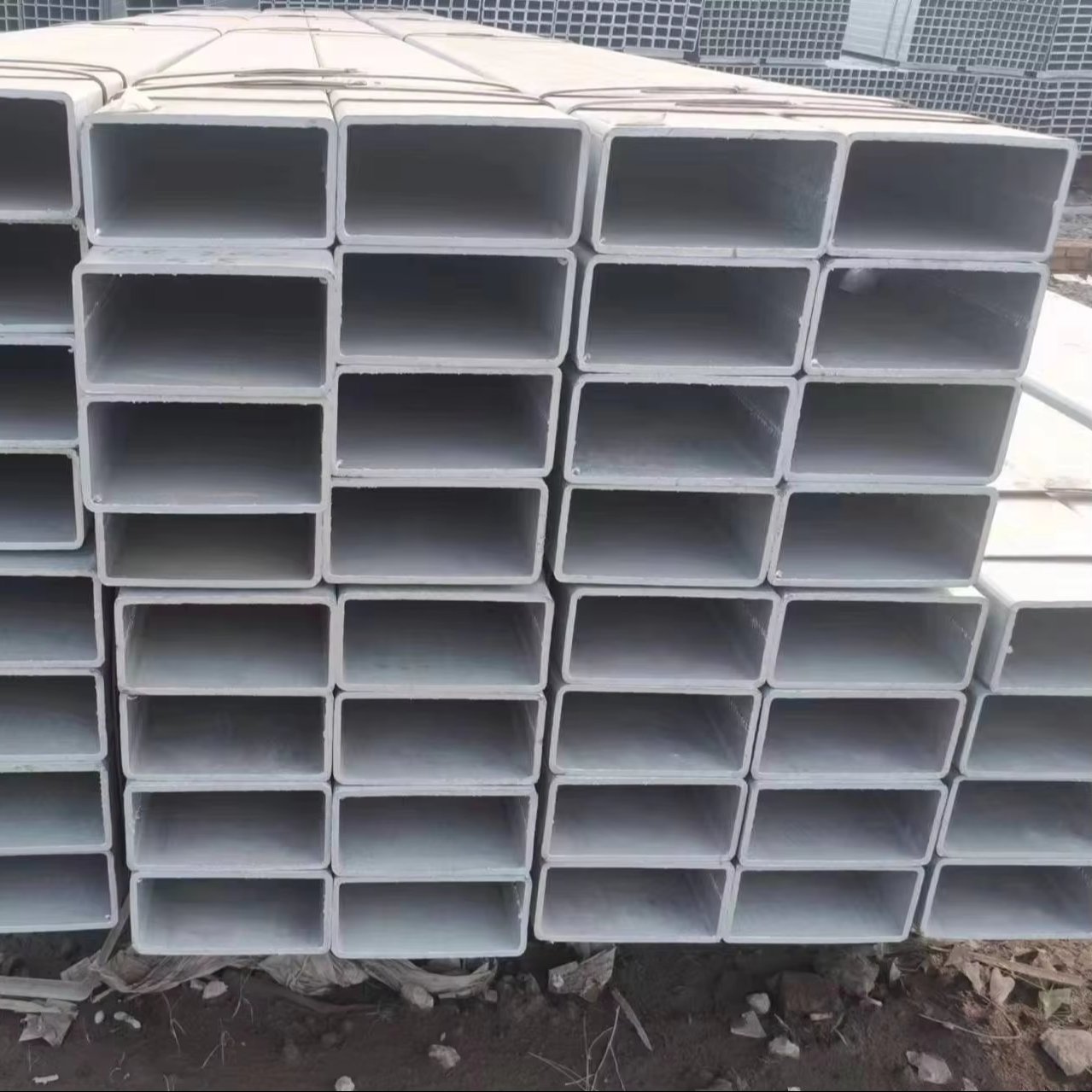 Square Pipe Iron Pipe Price 50*50 Galvanised Rectangular Steel Specification 1.5 Inch Galvanized Steel Structure Pipe