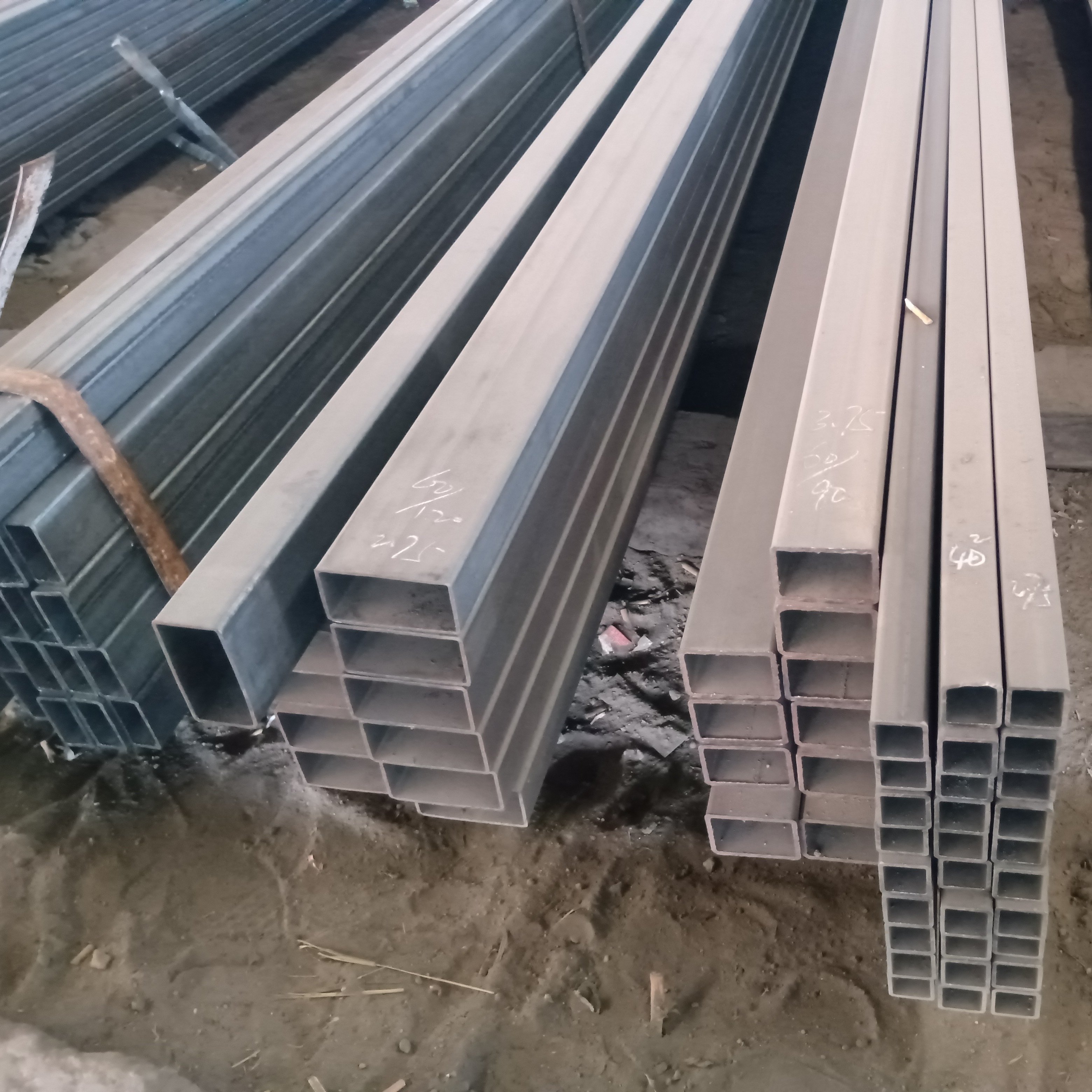 Square Pipe Iron Pipe Price 50*50 Galvanised Rectangular Steel Specification 1.5 Inch Galvanized Steel Structure Pipe