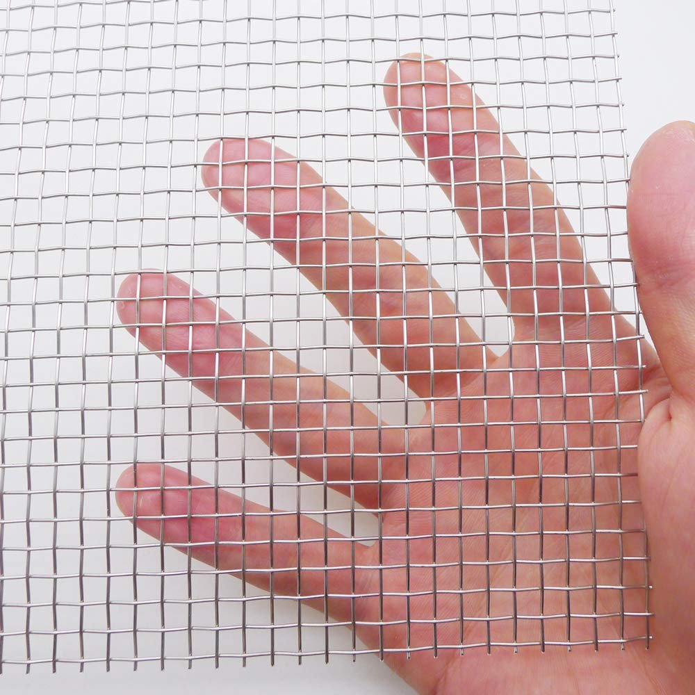 201 304 316 small opening SS wire mesh rolls stainless steel woven metal mesh fabric screens Filter Meshes