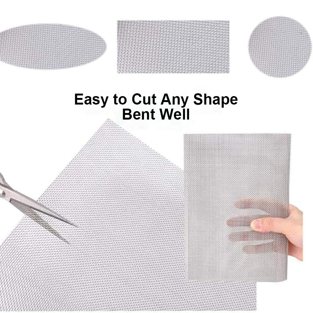 20 Mesh 304 Stainless Steel Mesh Easy Cut Metal Mesh Screen For Window Screen