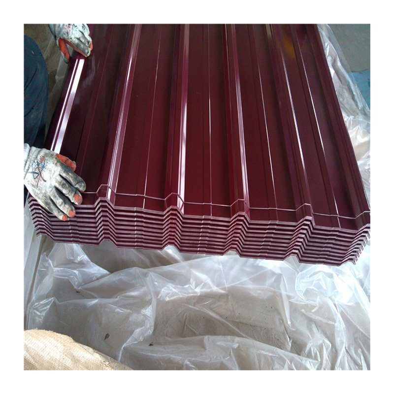 hot sale corrugated galvamized roofing sheet coat with color or zinc 40g 60g 80g 10000 ton in stock
