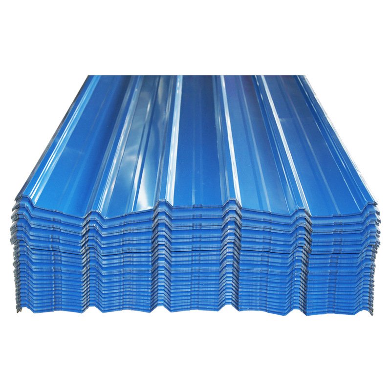 hot sale corrugated galvamized roofing sheet coat with color or zinc 40g 60g 80g 10000 ton in stock
