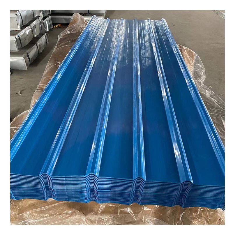 hot sale corrugated galvamized roofing sheet coat with color or zinc 40g 60g 80g 10000 ton in stock