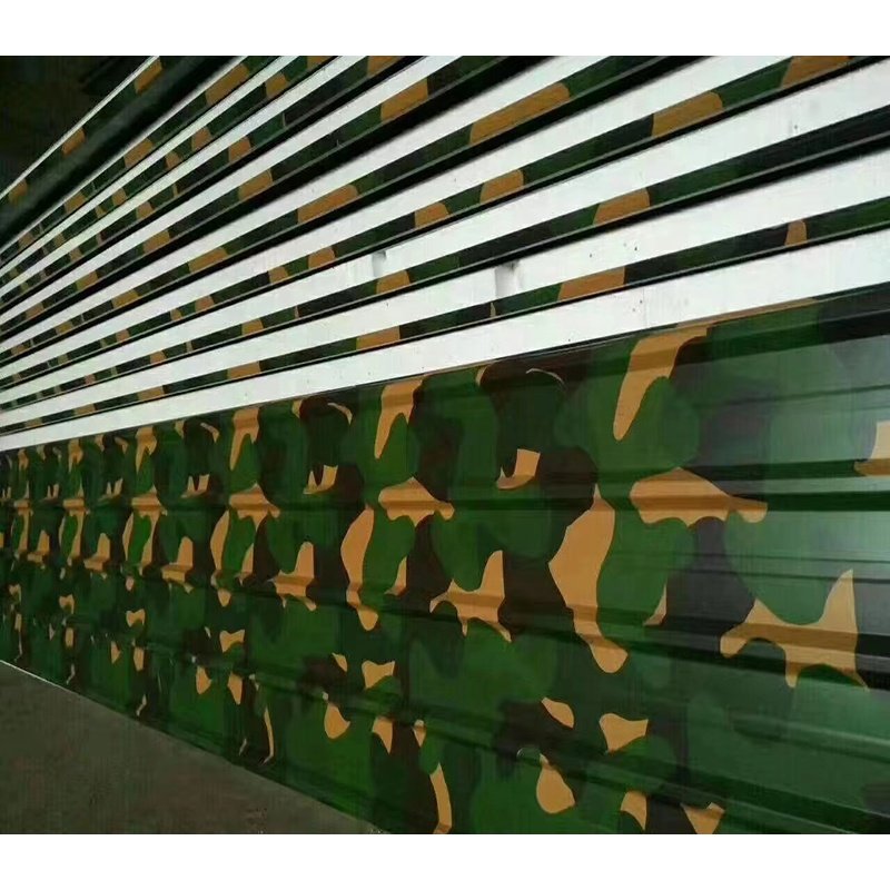 Metal Corrugated Aluminized Zinc Colour Coated Corrugated Steel Roofing Sheet PPGI Color Coated Sheet
