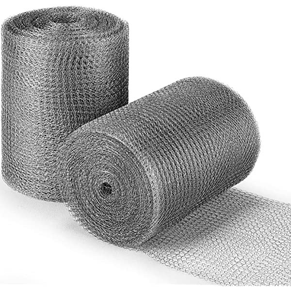 Nickel copper inconel stainless steel knitted wire mesh / knitted filter wire mesh