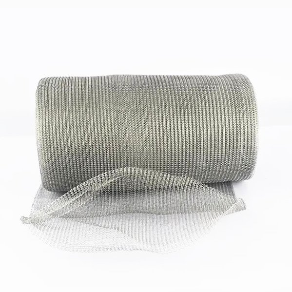 Nickel copper inconel stainless steel knitted wire mesh / knitted filter wire mesh
